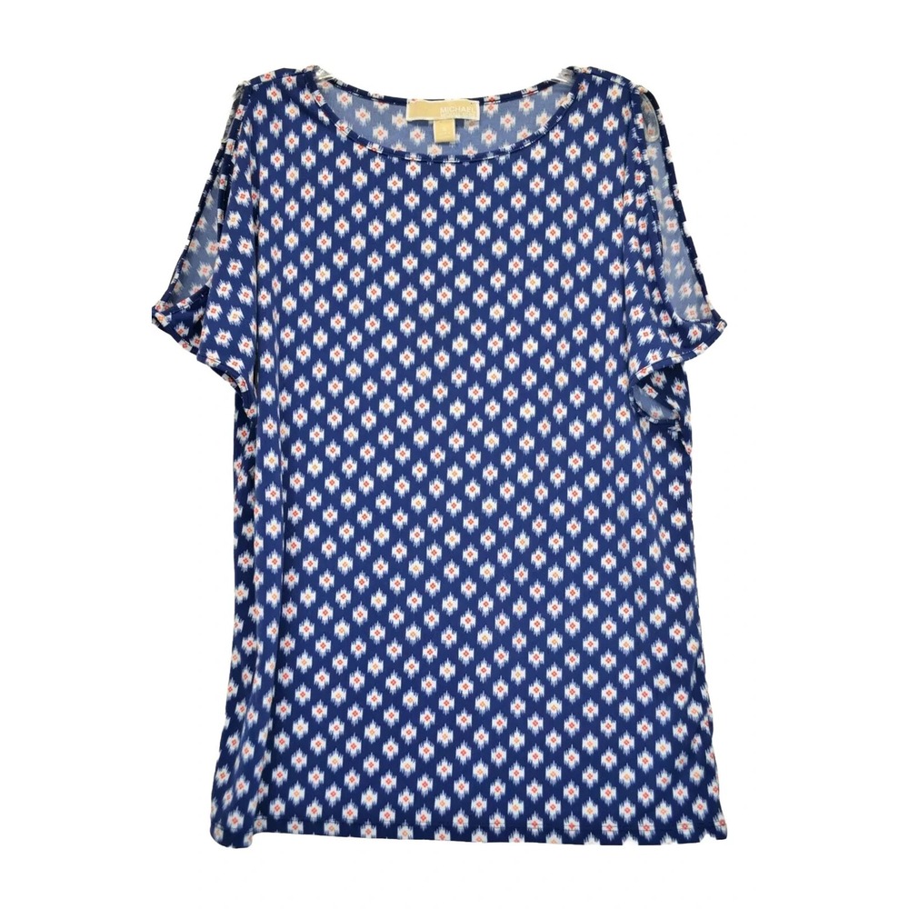 Michael Kors Women's Blue Small Blouse Top (A3)